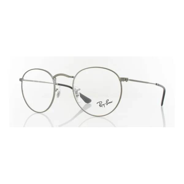 Ray Ban Round Metal RX3447V 2620 47 matte gunmetal