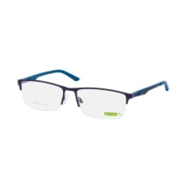 Puma PU 0373O 002, inkl. Gläser, Rechteckige Brille, Herren