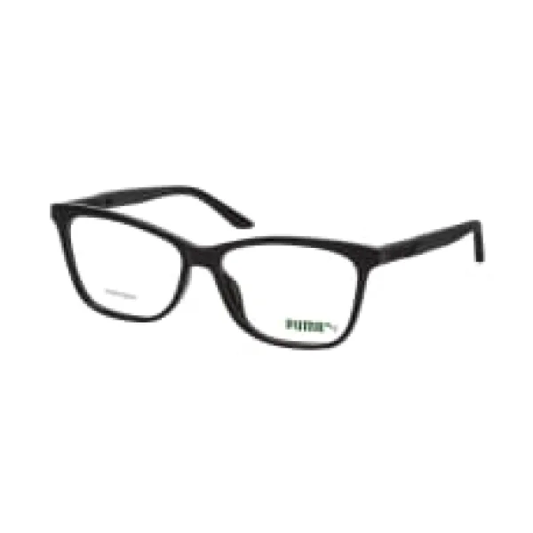 Puma PU 0335O 001, inkl. Gläser, Quadratische Brille, Damen