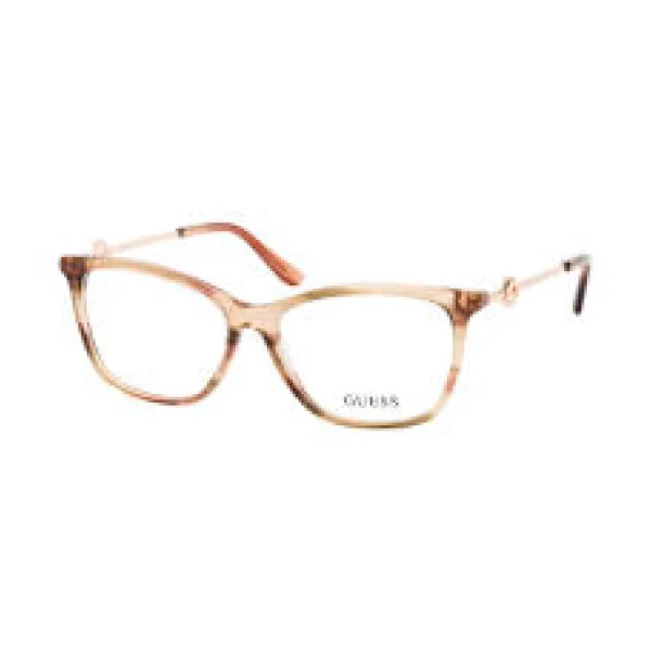 Guess GU 50349 041, inkl. Gläser, Cat Eye Brille, Damen