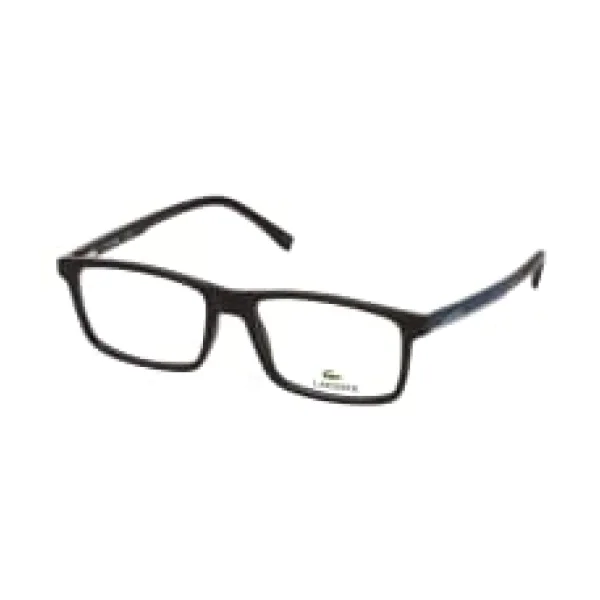 Lacoste L 2858 001, inkl. Gläser, Rechteckige Brille, Unisex