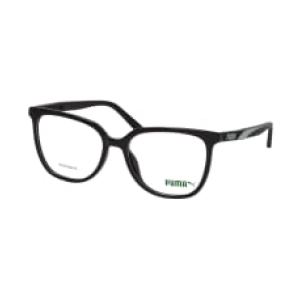 Puma PU 0349O 001, inkl. Gläser, Quadratische Brille, Damen