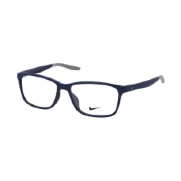 Nike NIKE 7118 413, inkl. Gläser, Rechteckige Brille, Unisex